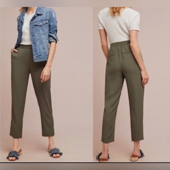 NWT Anthropologie Essential pull-on Trouser - Picture 1 of 5